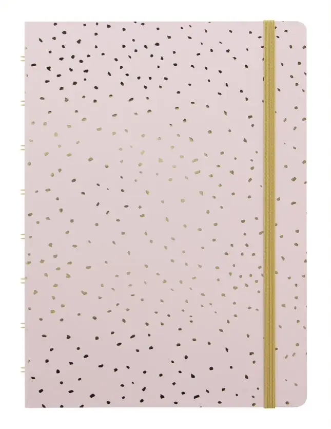Zápisník Filofax Notebook Confetti A5 Rose Quartz