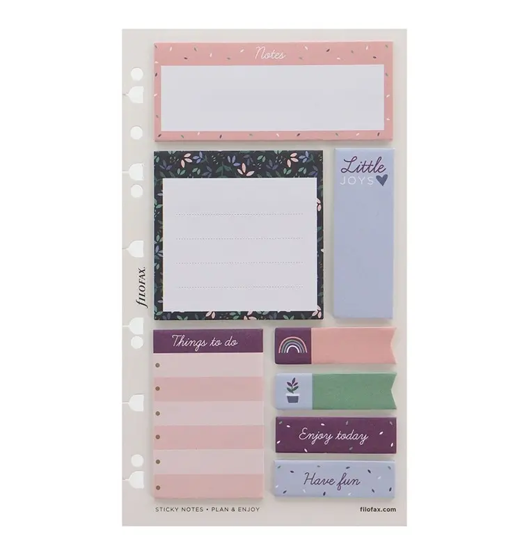 Filofax Lepicí bločky Garden, 8 × 25 ks