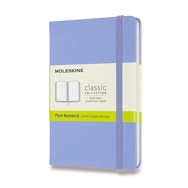 Moleskine Zápisník tvrdé desky A6 čistý nebesky modrý