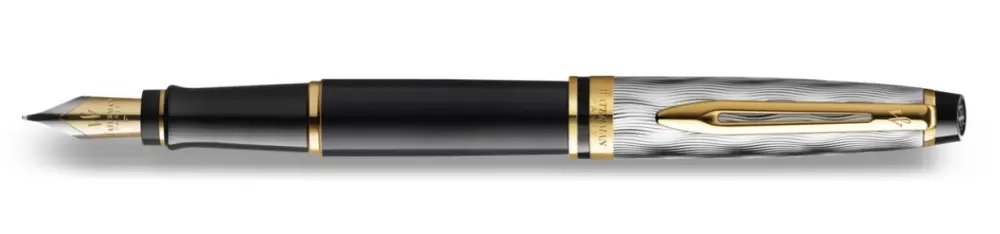 Waterman Expert Reflections of Paris SE DLX Black GT plnicí pero, hrot M