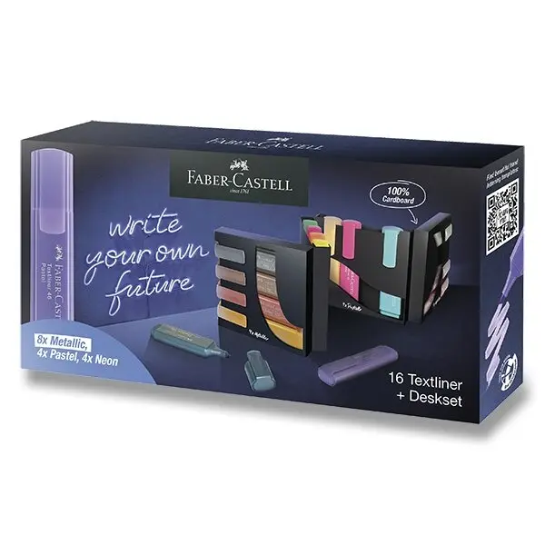 Faber Castell Textliner 1546 set 16 ks ve stojánku