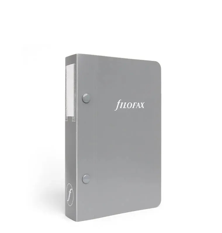 Archivační pořadač pro osobní diáře Filofax, šedý