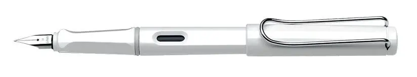 Plnicí pero Lamy Safari Shiny White - hrot F