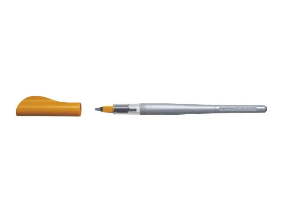 Kaligrafické pero Pilot Parallel Pen - oranžovošedé