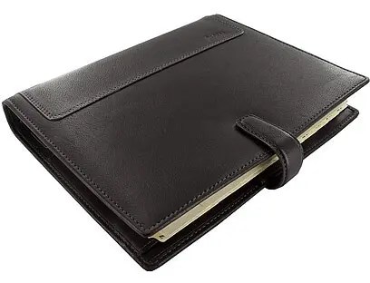 Diář A5 Filofax Holborn černý