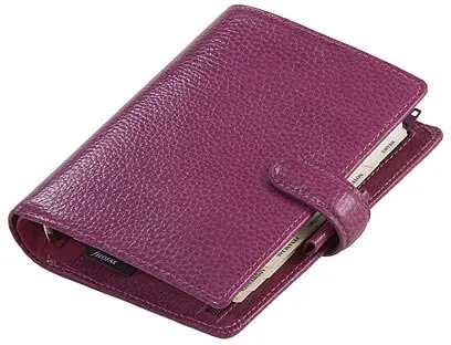 Kapesní diář Filofax Finsbury A7 malinový