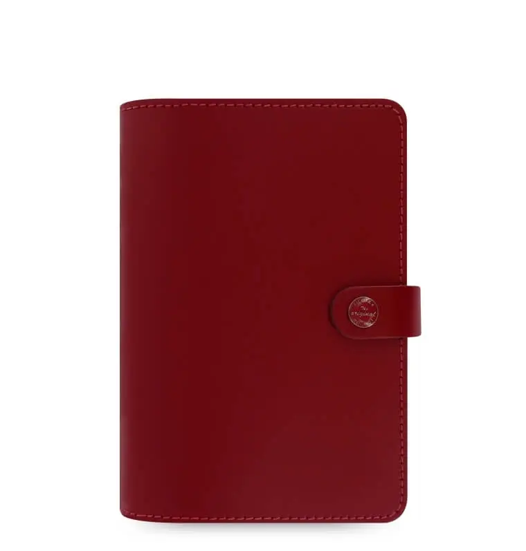 Filofax Kroužkový diář 2027 The Original osobní - červená