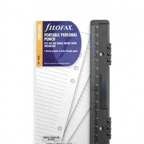 Děrovač náplň osobních diářů Filofax
