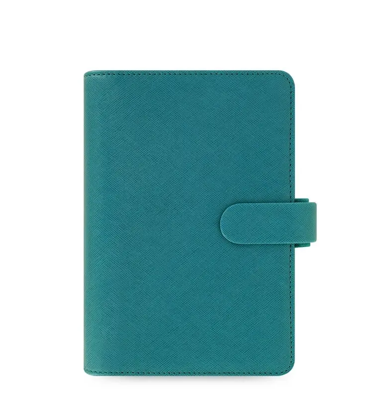 Filofax Kroužkový diář 2027 Saffiano osobní - akvamarín