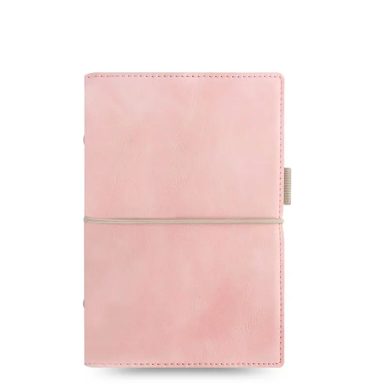 Osobní diář Filofax Domino Soft A6 pastelově růžová