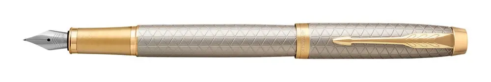 Parker IM Premium Warm Grey GT - plnící pero, hrot F