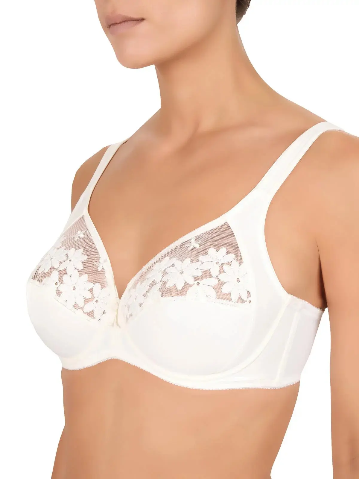 Podprsenka Swiss Broderie 555 - Felina bílá 75B