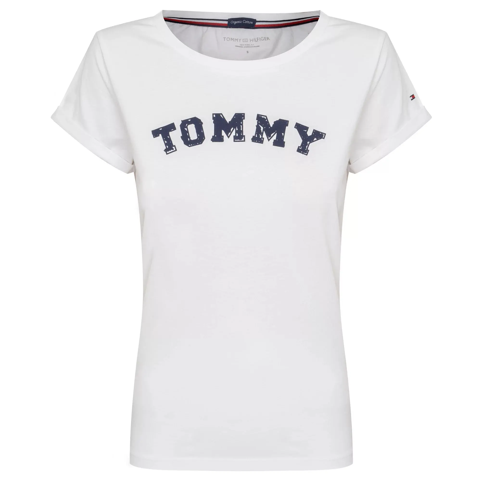 Dámské Tričko s krátkým rukávem UW0UW01315 - Tommy Hilfiger XS