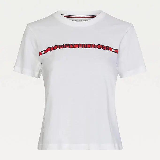 Dámské Tričko s krátkým rukávem UW0UW02551-YCD - Tommy Hilfiger XS