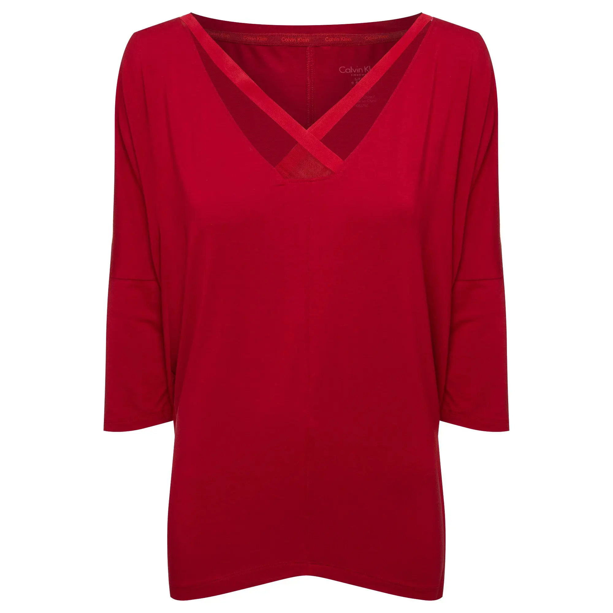 Dámské Tričko s 3/4 rukávem QS5780E - Calvin Klein S