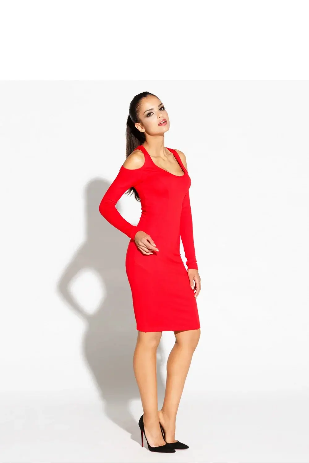 Dámské šaty 078 model 68248 - Dursi  černá L