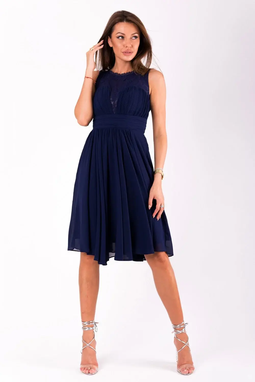 Dámské šaty R1306B model 125251 - YourNewStyle tmavě modrá M