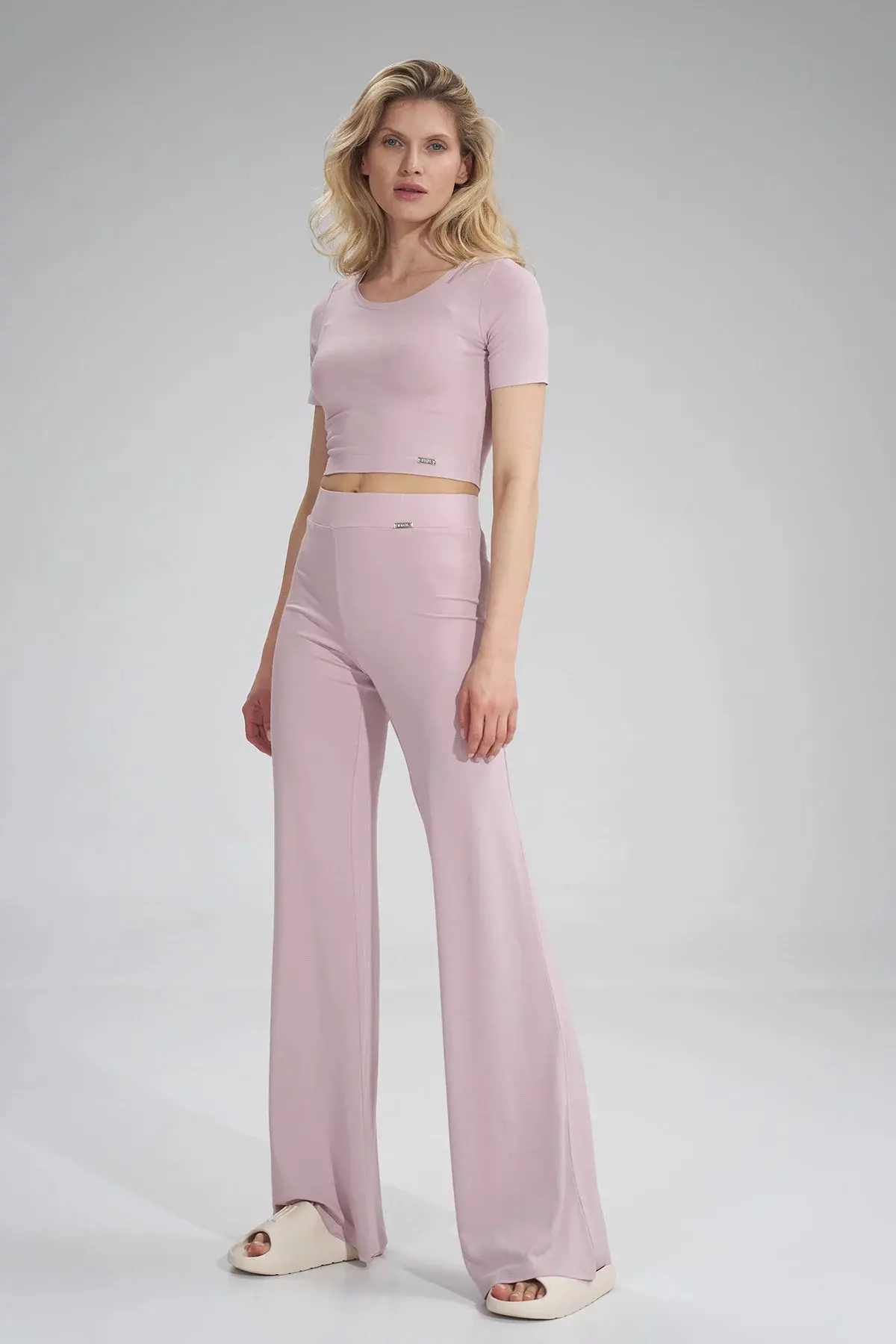 Dámské kalhoty M749 - Figl L-XL mintová-zelená