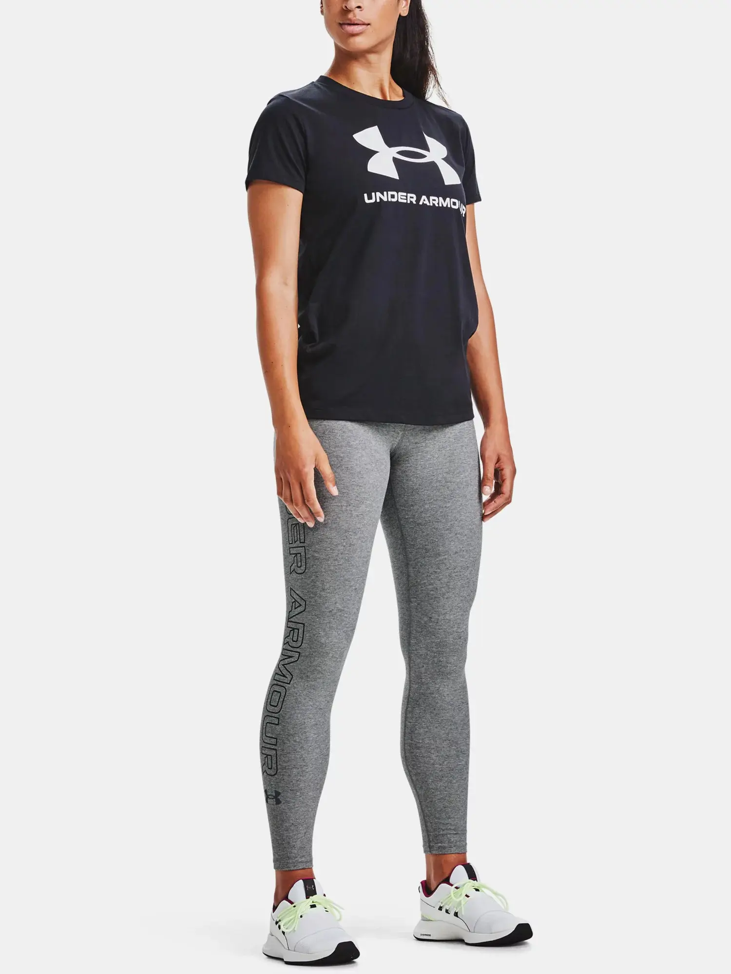 Dámské legíny 1356403 - Under Armour XL tmavě šedá