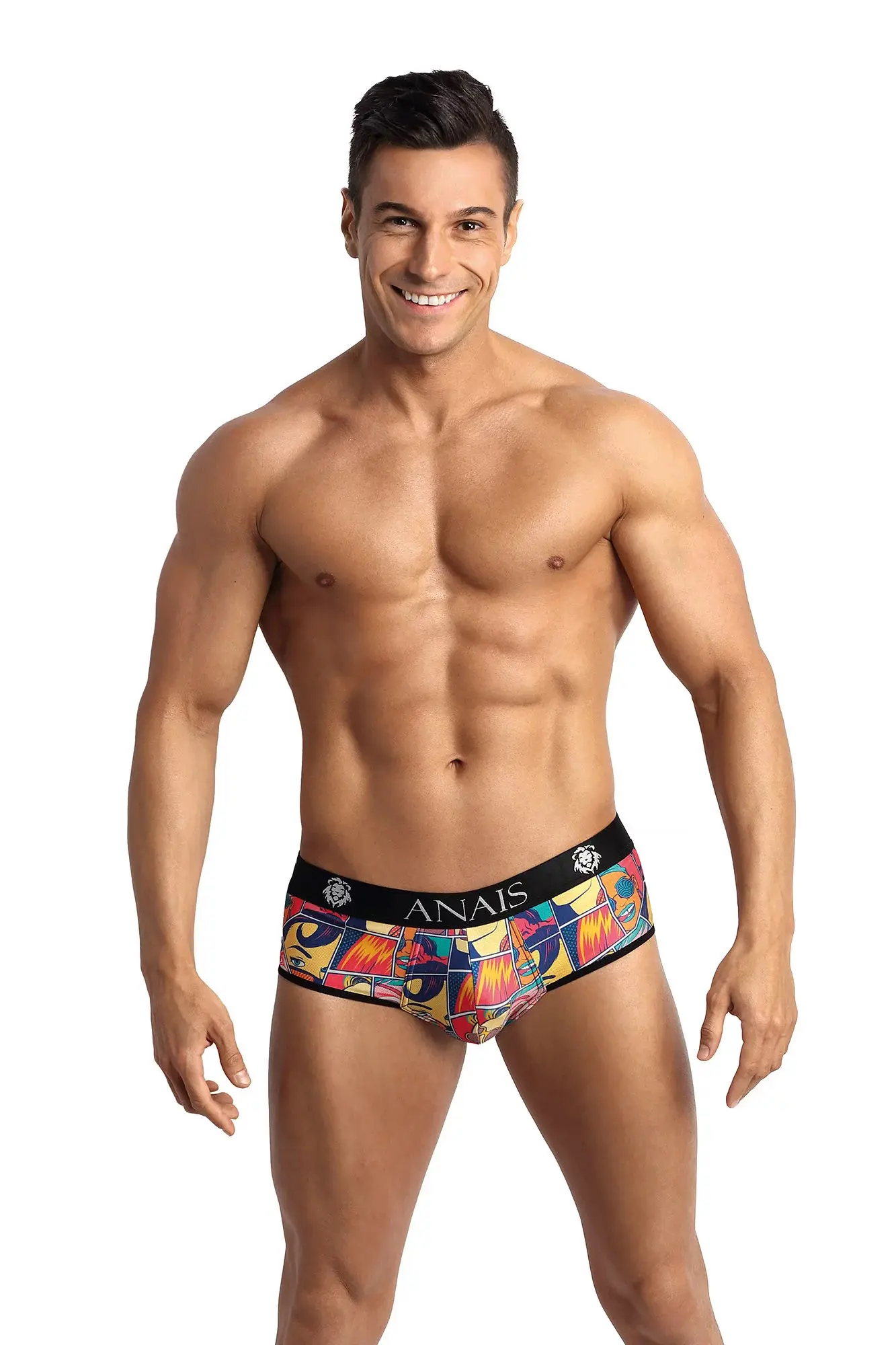 Pánské boxerky otevřené Comics jock bikini - Anais originál S