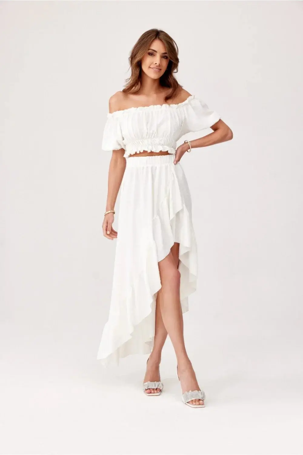 Dámský komplet 182620 smetanový - Roco Fashion 36
