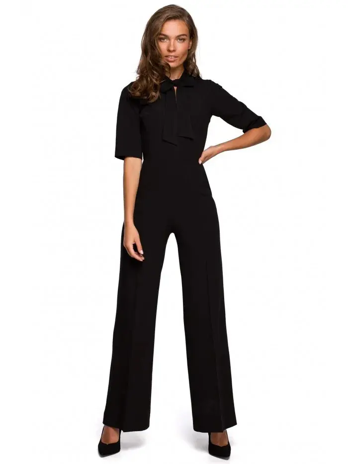 Elegantní overal S243 - Stylove černá XL-42