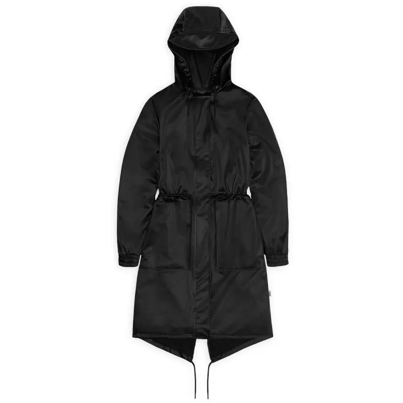 Dámský nepromokavý kabát W3 18550 84 černý - Rains  L