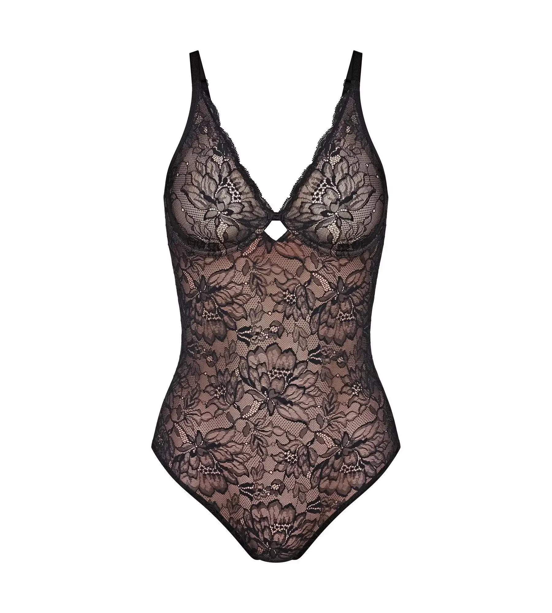 Dámské body Amourette Charm BS - BLACK - černá 0004 - TRIUMPH