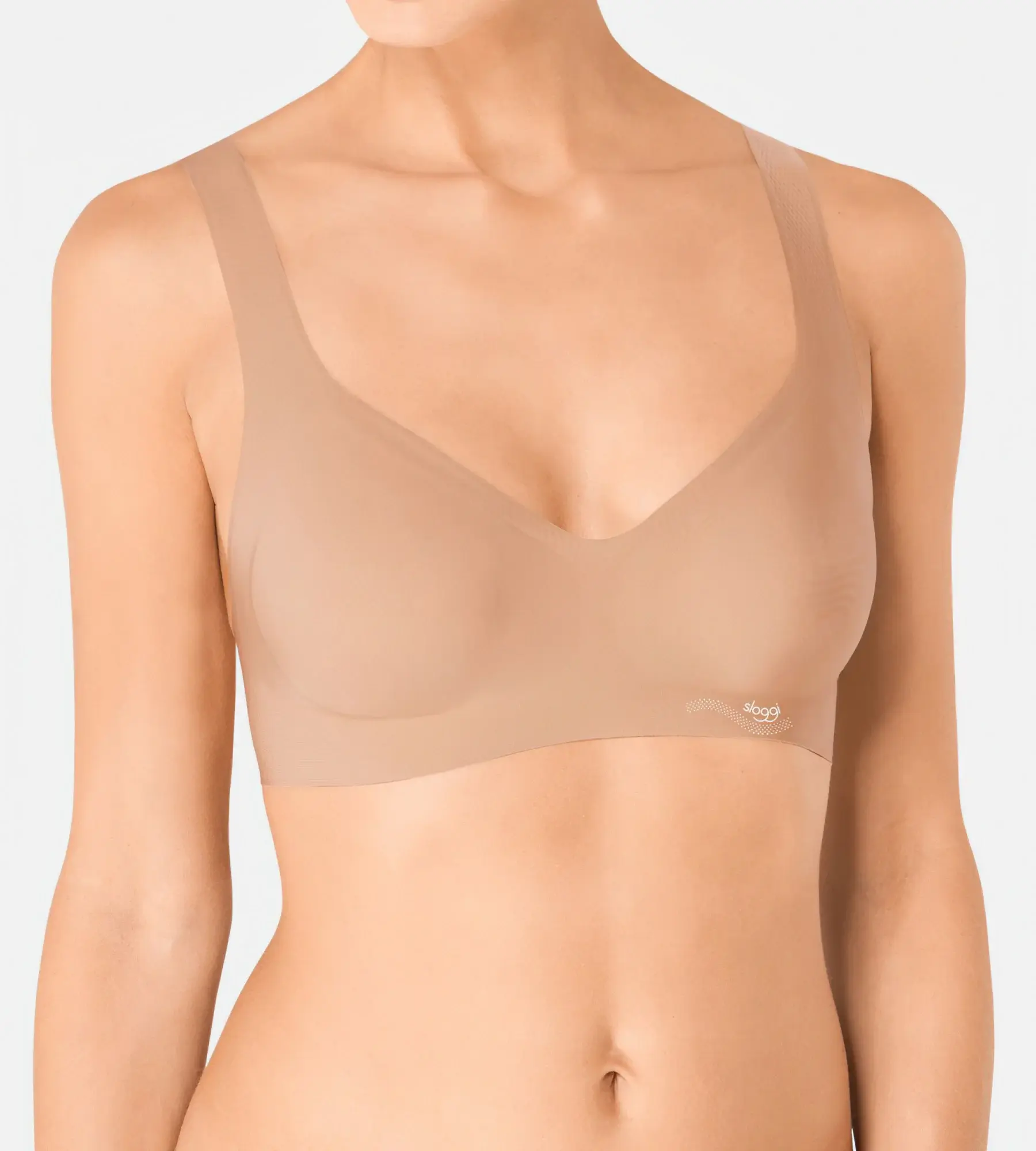 Podprsenka bez kostice Zero Feel Bralette EX - Sloggi starorůžová (6718) 00XS