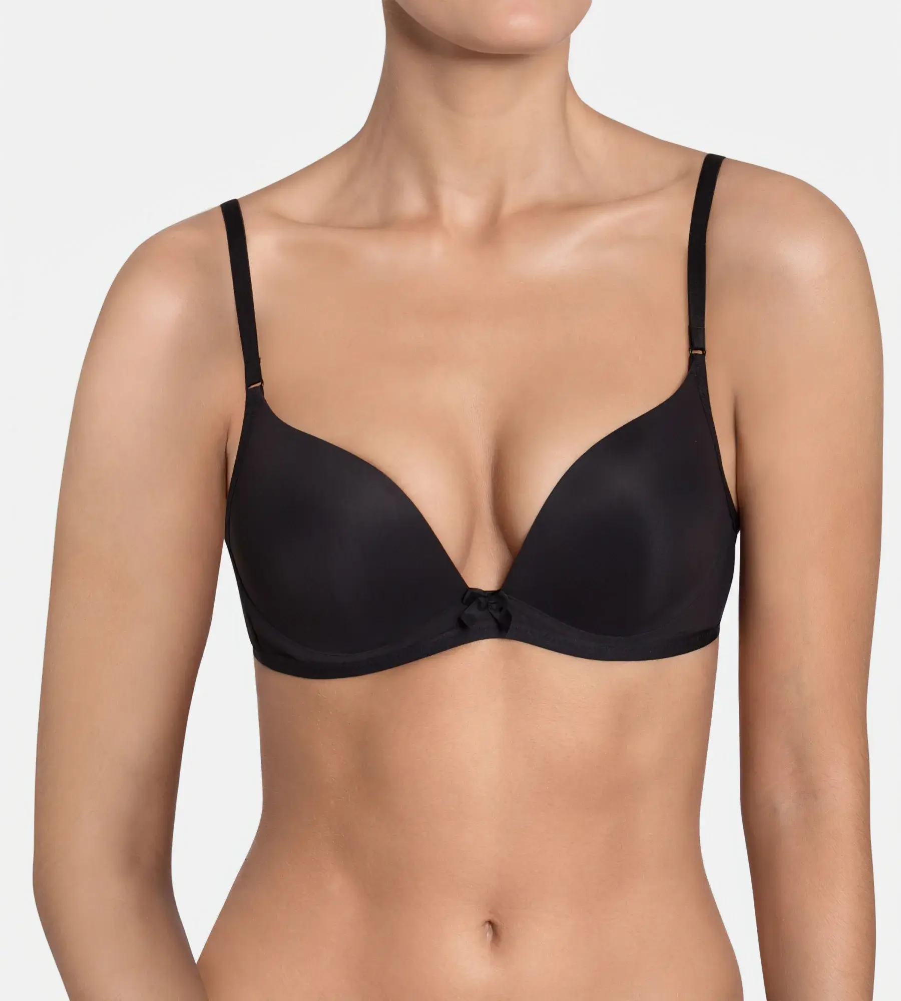 Dámská podprsenka push-up Wow Comfort PU - Sloggi černá (0004) 080A