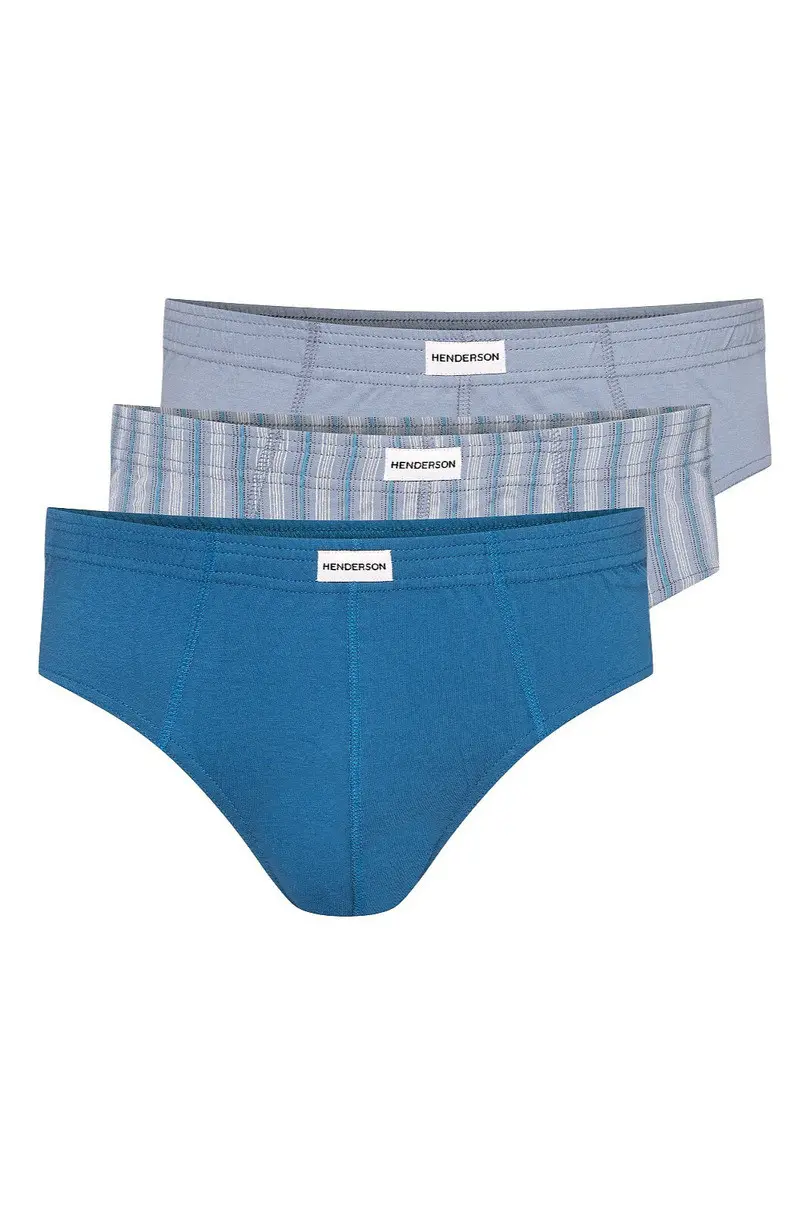Pánské slipy CLASSIC 3P 1446 SEA-GREY M