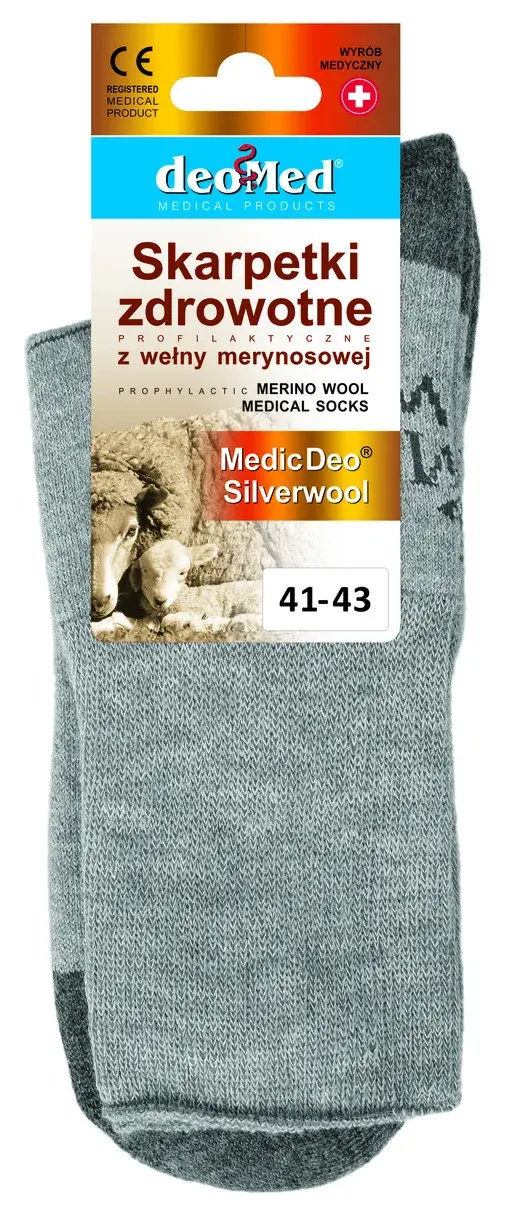 Zdravotní ponožky MEDIC DEO SILVERWOOL - JJW DEOMED