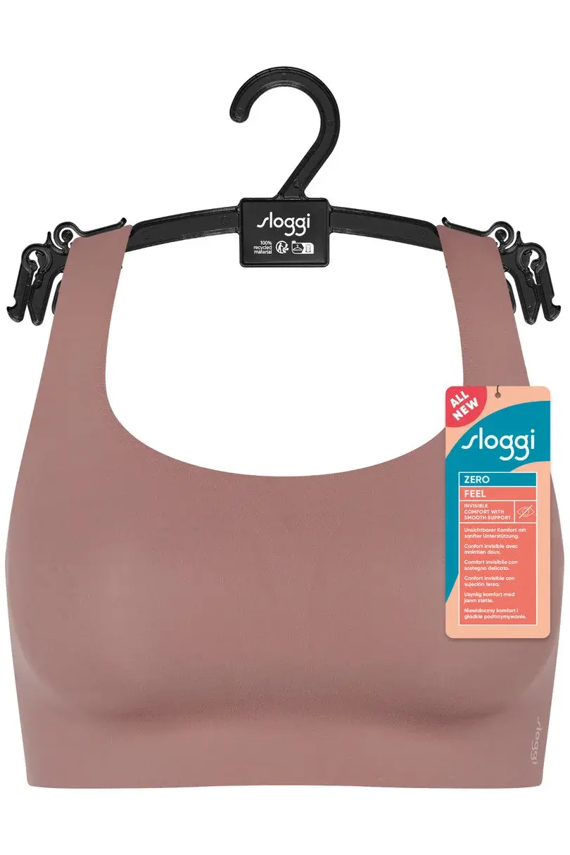 Dámská podprsenka SLOGGI ZERO FEEL 2.0 TOP MOCCA XS