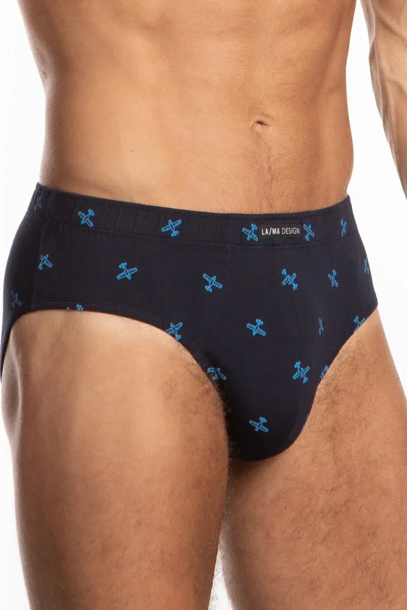 PÁNSKÉ SLIPY CLASIC M-1054CL černo-zelená L