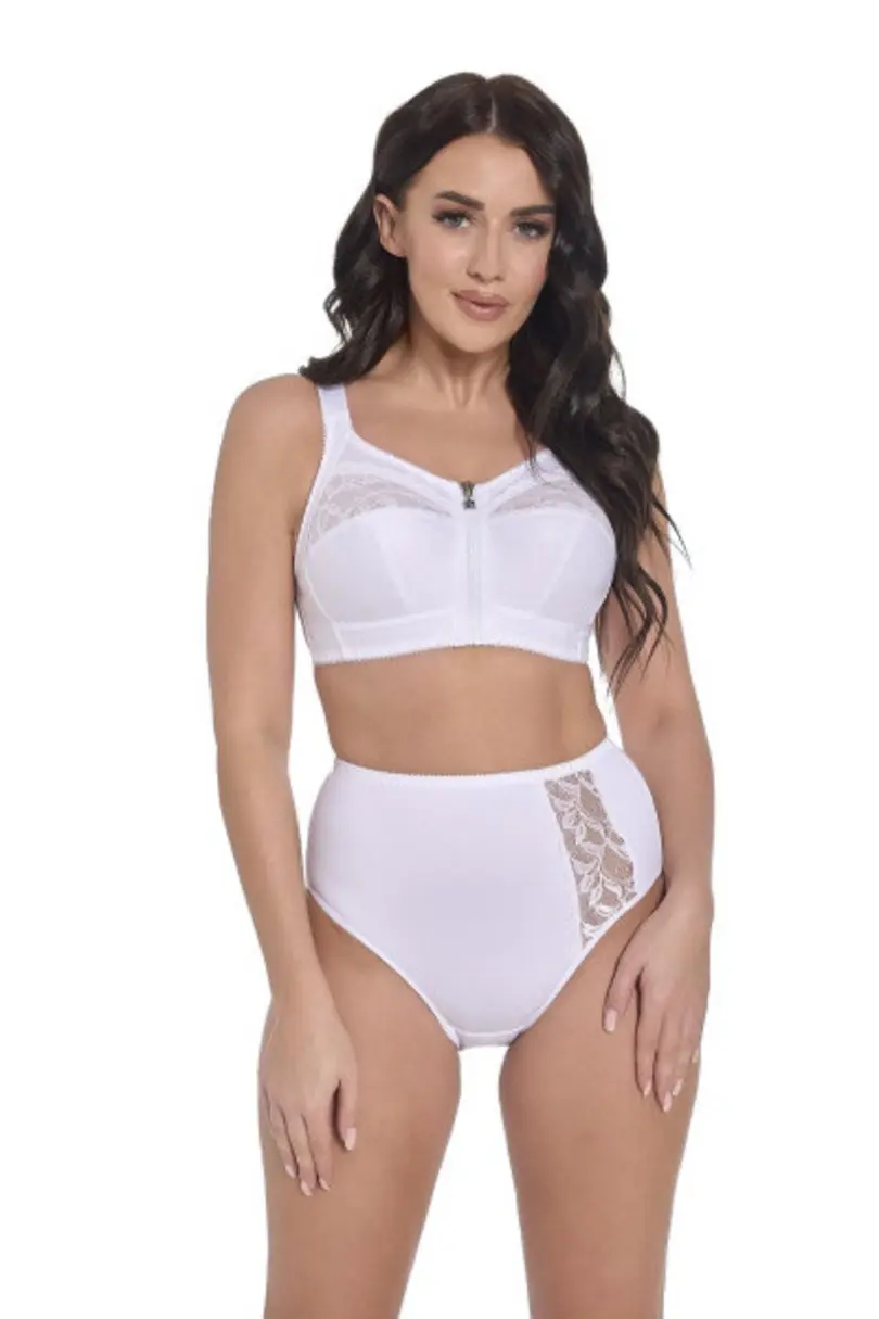 PODPRSENKA 586/BRASSIERE ZUZA 1 PROSTÁ PEARL WHITE