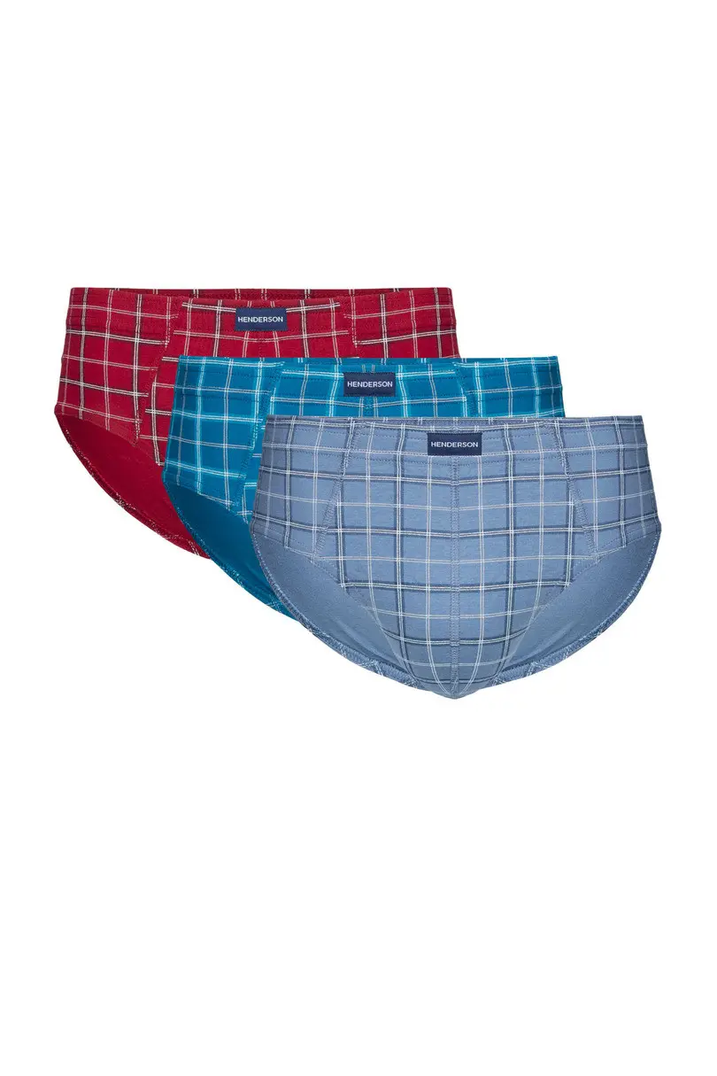 KLASICKÉ SPODNÍ KALHOTKY 3 KS 1446 K703 AW26 BLUE-BORDO