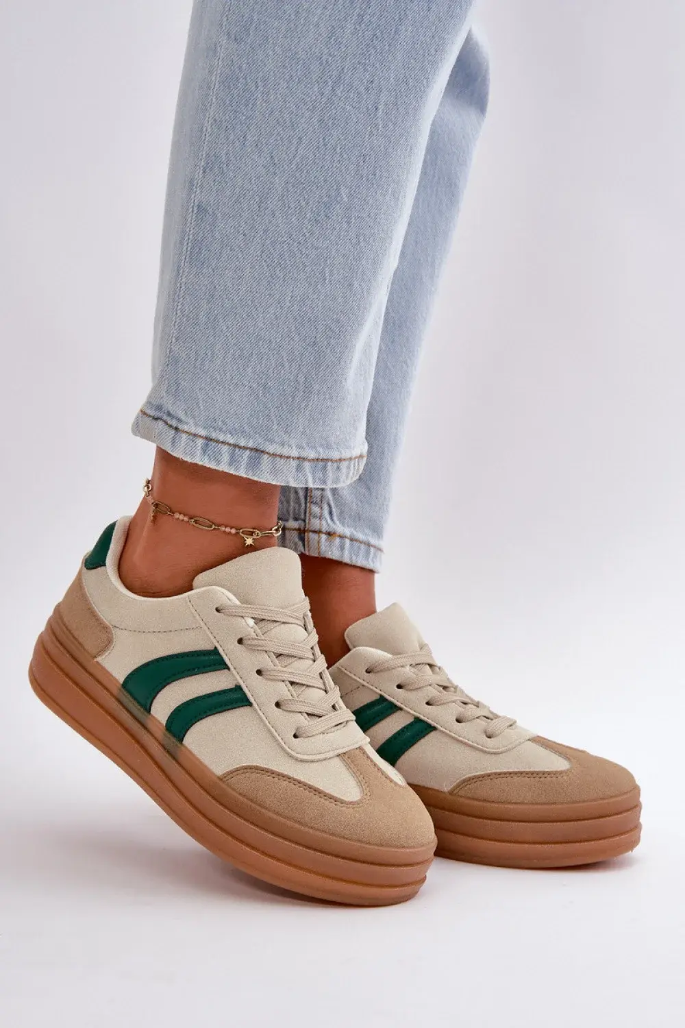 Sportovní boty na platformě model 199173 Step in style