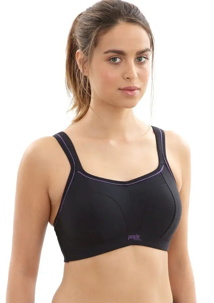 Sportovní podprsenka Panache 7341 30 E Černá 85 G černá