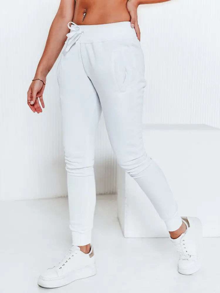 Dámské tepláky FITS bílé UY0134 L