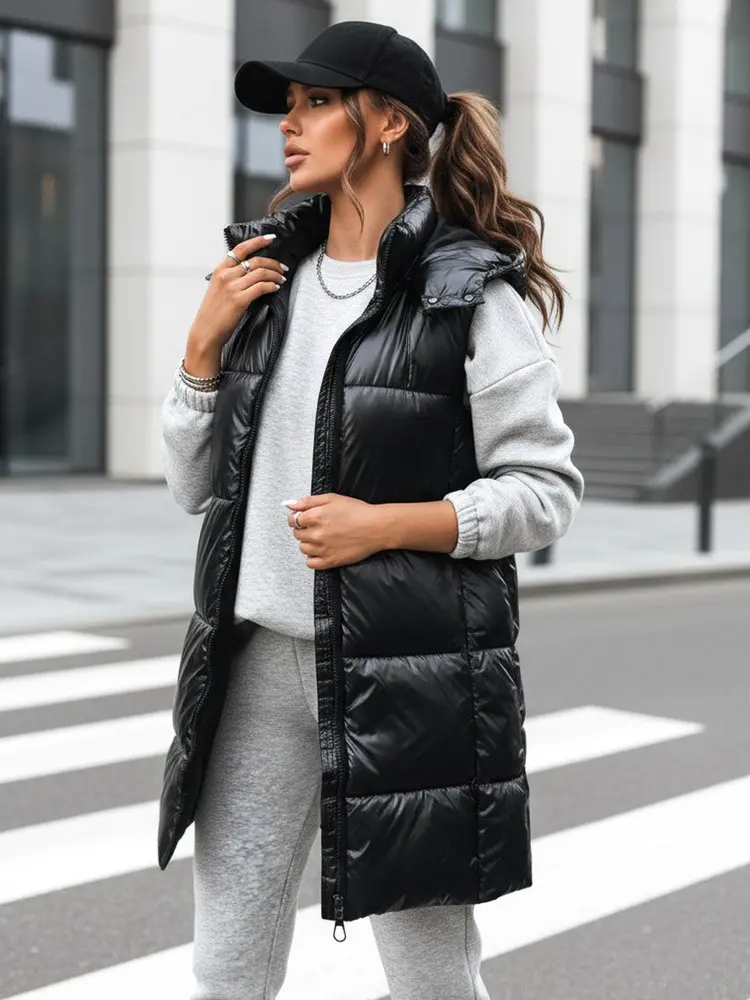 Dámská dlouhá vesta GANT černá FashionStreet TY3839