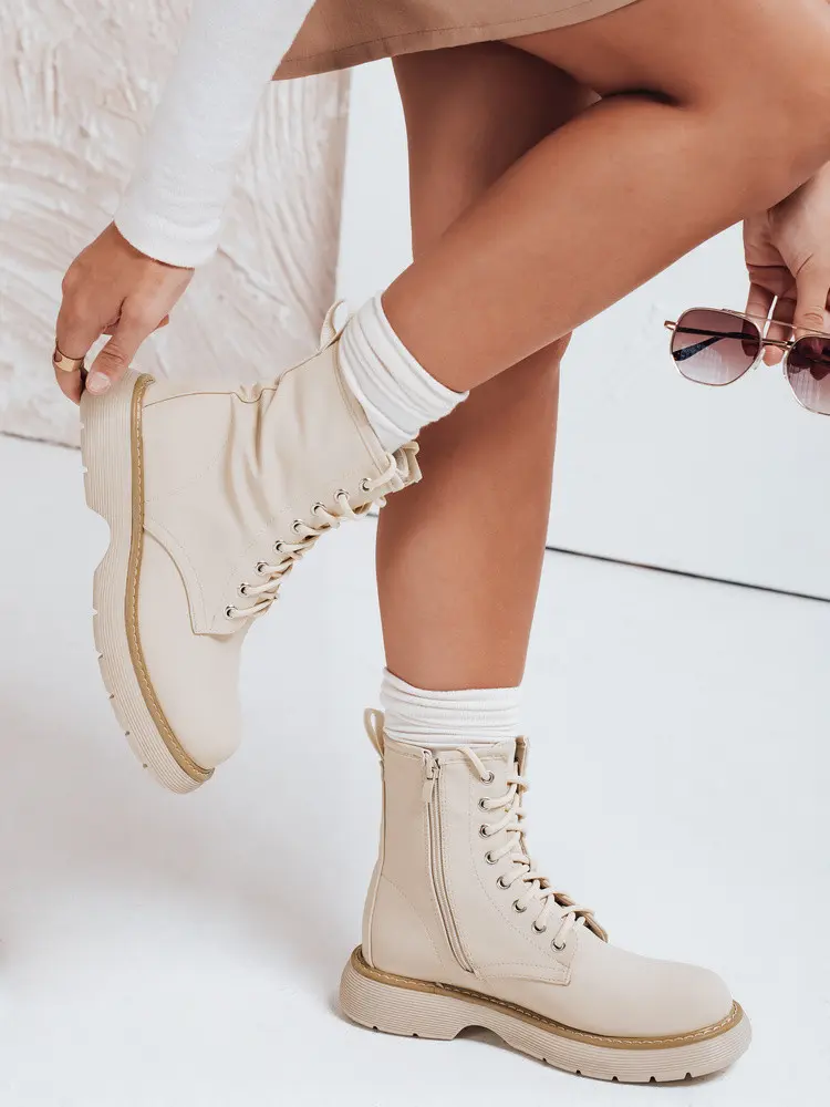 Dámské boty MOONSTONE beige FashionStreet ZY0367
