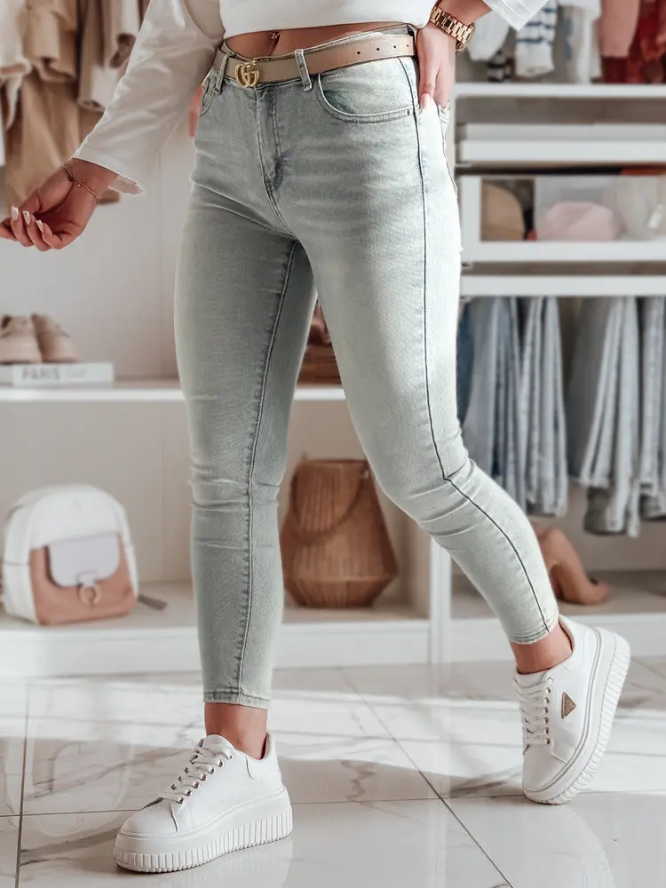 Dámské skinny džíny SKINNIUP světle modré FashionStreet UY2324