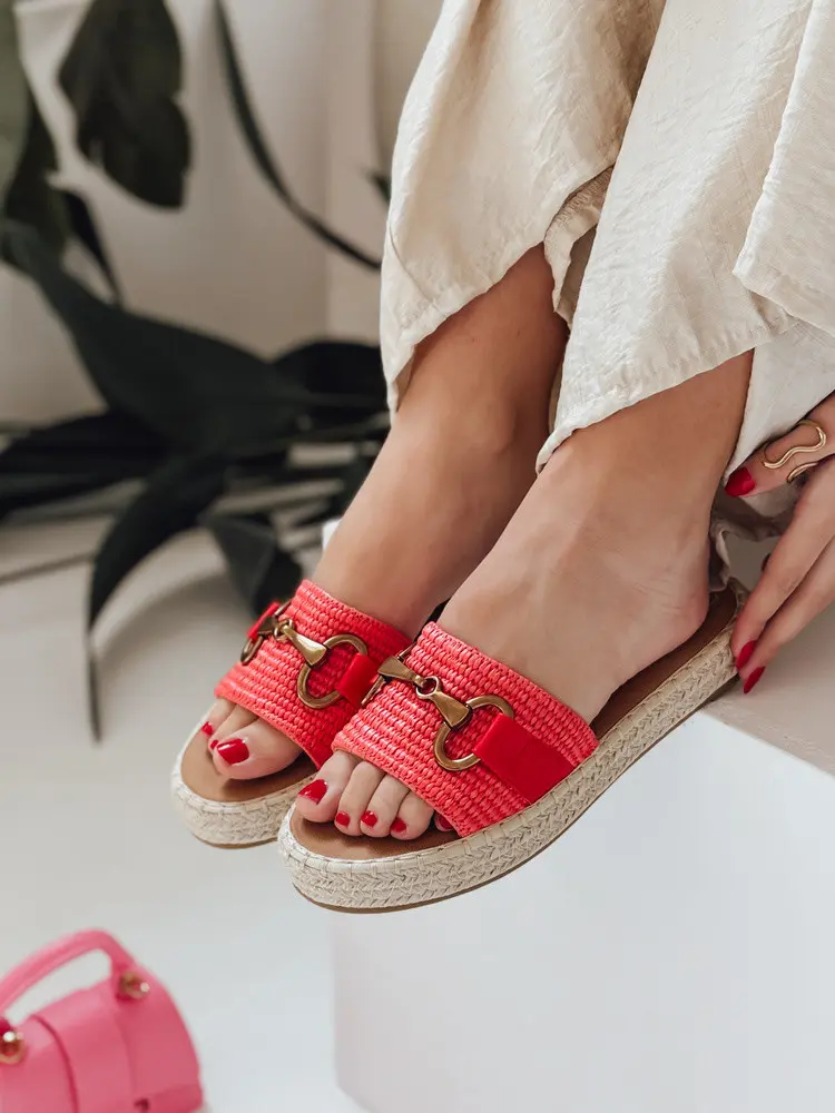 Dámské žabky MISSWAVE červené FashionStreet ZY0948 36