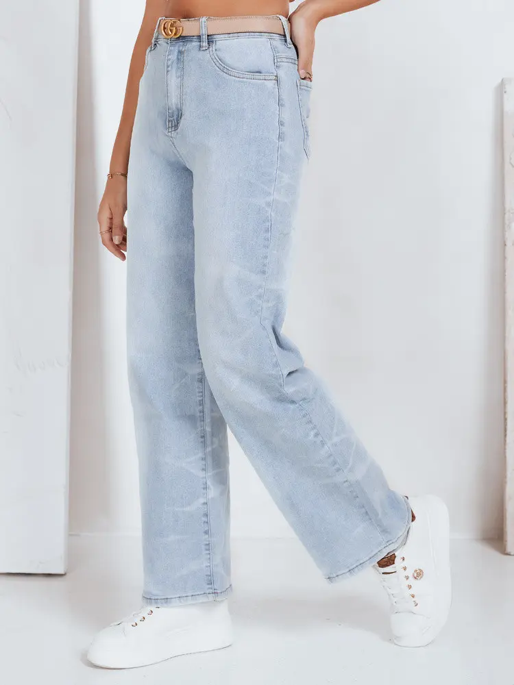 Dámské široké modré džíny FashionStreet UY2820 XS