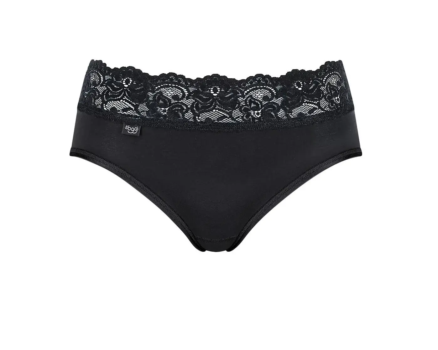 Dámské kalhotky Romance Midi černé - Sloggi BLACK 38