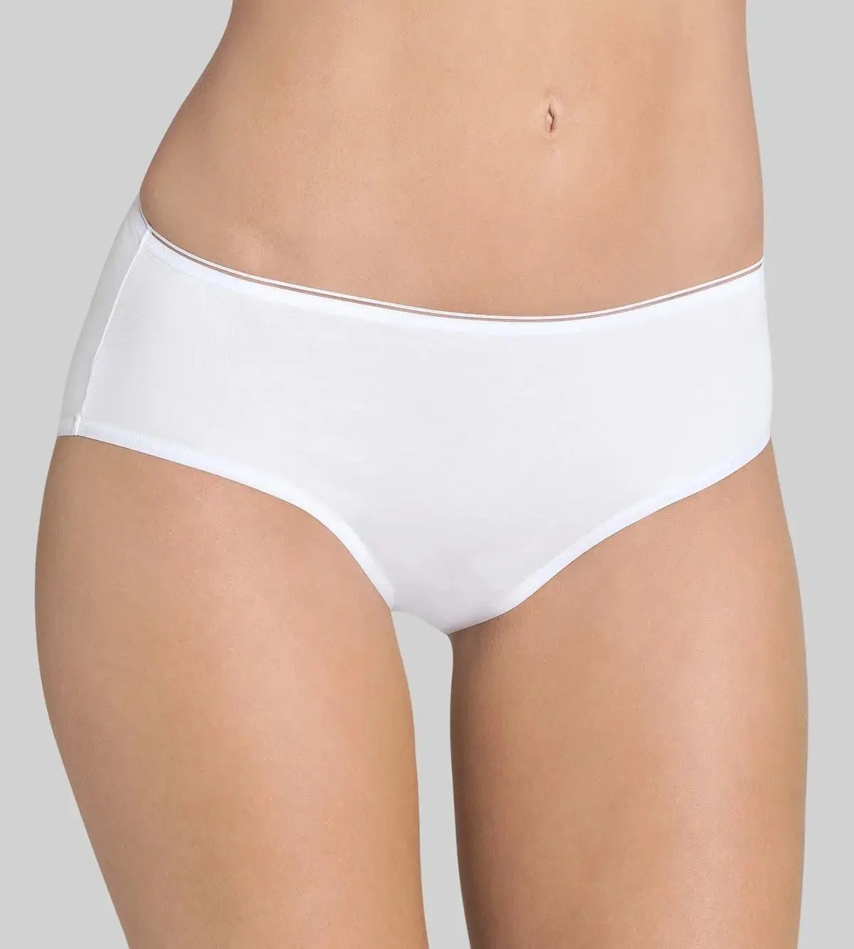 Dámské kalhotky Feel Sensational Midi - WHITE - bílé 0003 - SLOGGI WHITE 48