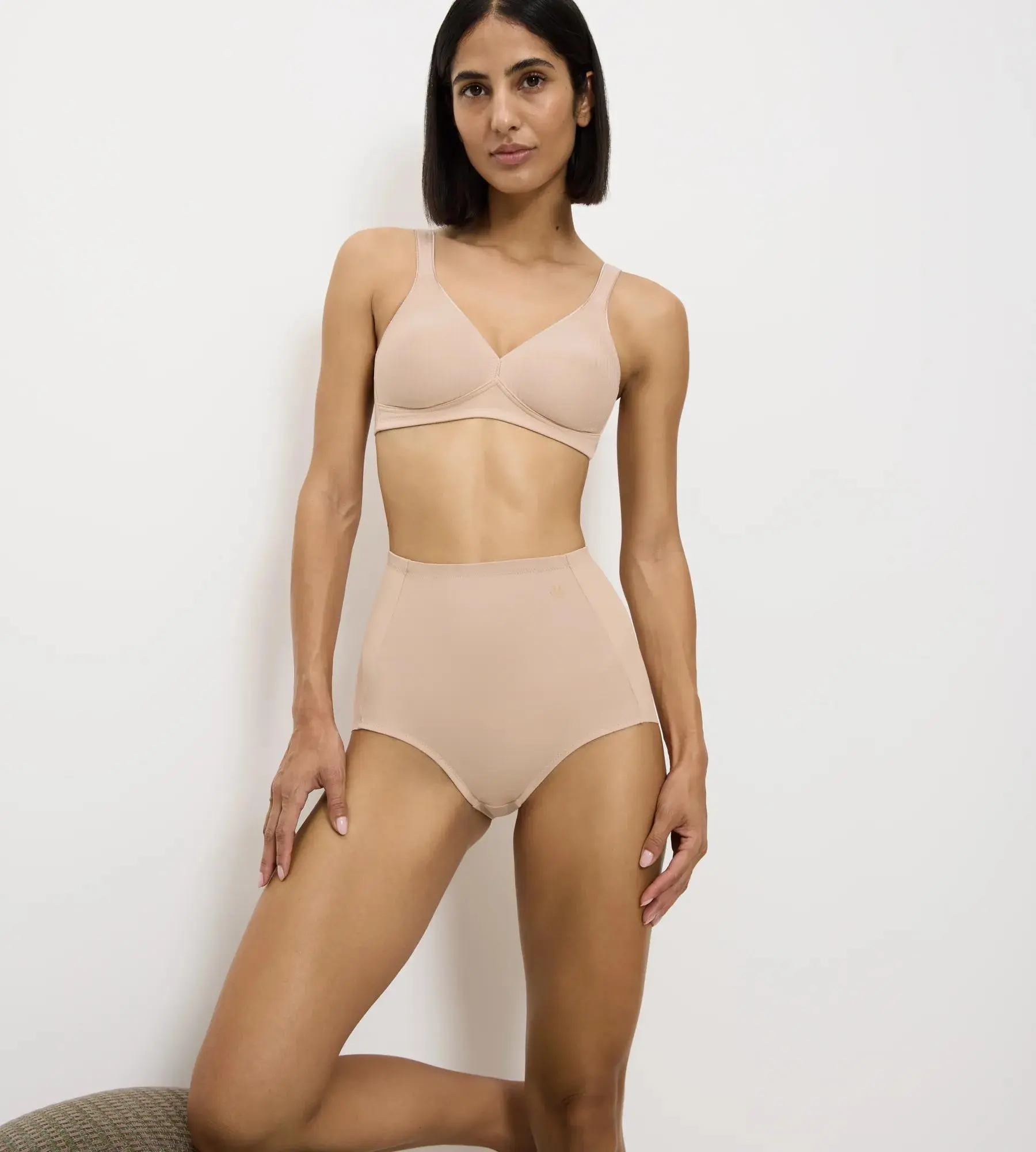 Kalhotky Becca High Panty tělové - Triumph YELLOW 80