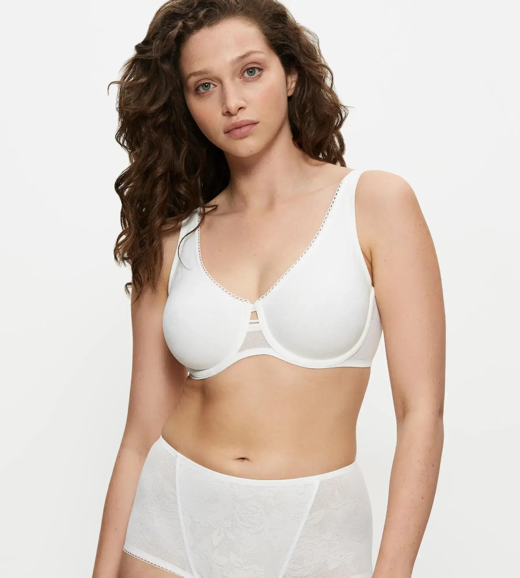 Dámská podprsenka Wild Rose Sensation W01 bílá - Triumph WHITE 75E