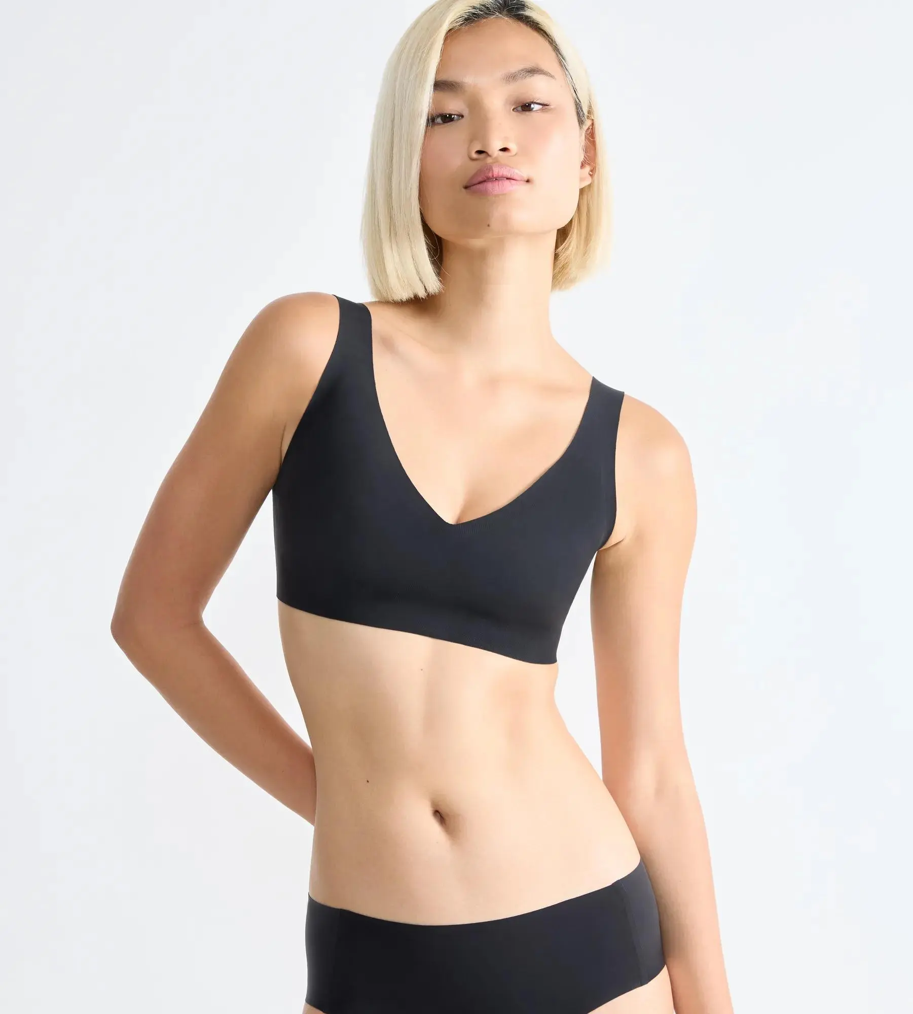 SLOGGI ZERO FEEL - Bralette pro pocit druhé kůže Sloggi BLACK XS