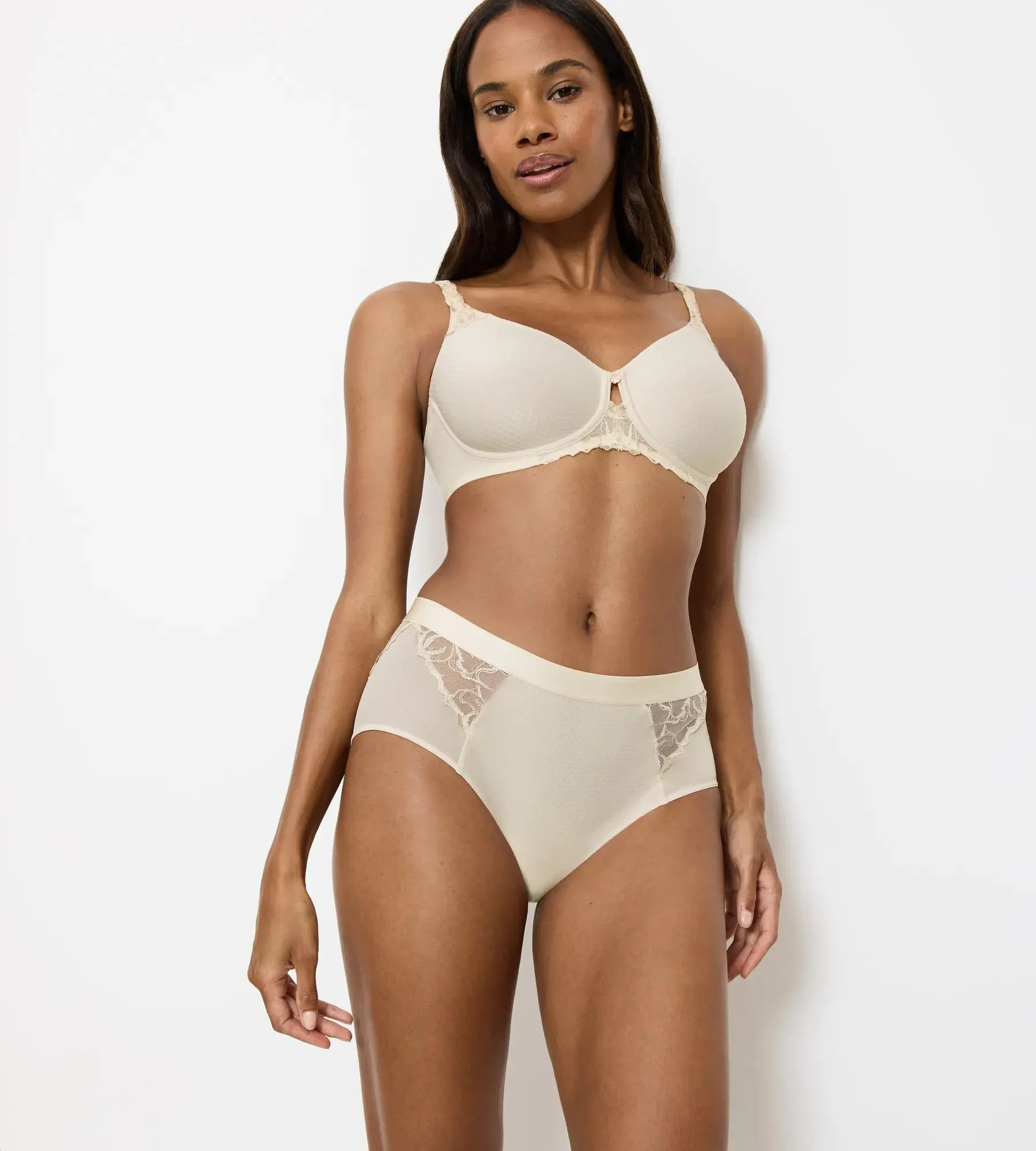Dámská podprsenka Wild Azalea Florale W01 - BROWN - sv. béžová 00RB - TRIUMPH BROWN 70D